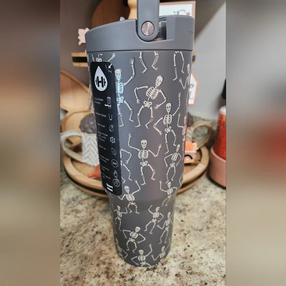 NEW HydroJug Halloween Limited Edition "DEAD SERIOUS" 40oz Sport Bottle - Picture 2 of 5